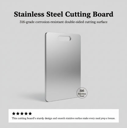 stainless steel cutting board