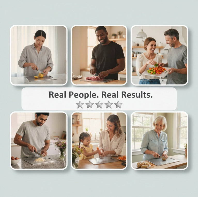 stainless steel cutting board